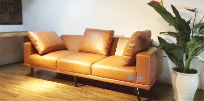 Sofa văng da phong cách hiện đại mã DVD06